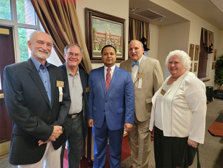 Freddie with ECF Club Trustees